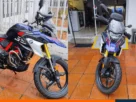 Imagen de motocicleta BMW G310GS modelo 2022 en venta, diseño deportivo, en excelente estado y con documentos al día.