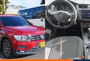 Imagen de una camioneta VW Tiguan Allspace Trendline FWD 1.4 Turbo modelo 2019 en venta, en excelente estado y con documentos al día.