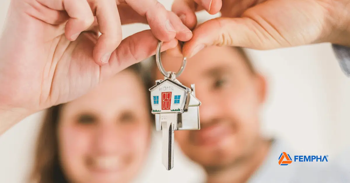 Imagen promocional del evento Gran Feria Inmobiliaria Fempha, invitando a los asistentes a conocer proyectos de vivienda nueva y opciones de crédito.