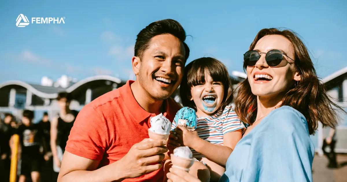 Imagen promocional de Fempha por el mes de los niños, con actividades, sorpresas y beneficios para los más pequeños del hogar.